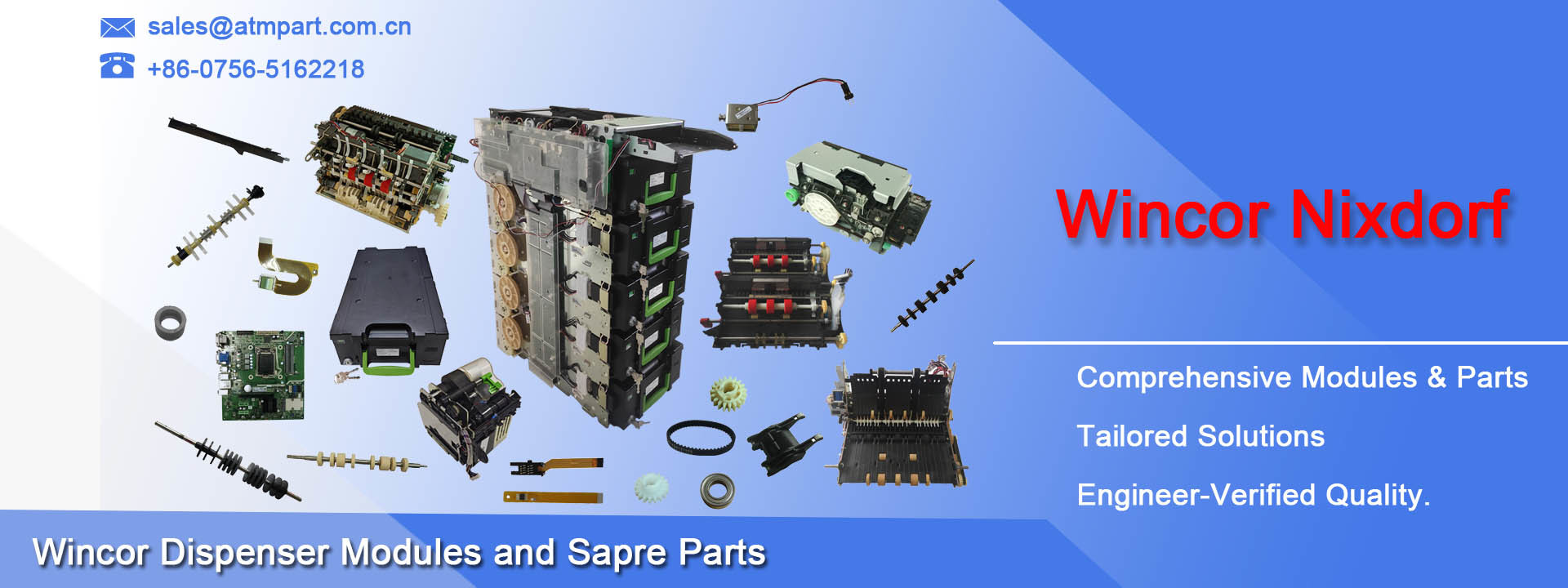 Calidad Piezas de cajeros automáticos Diebold Nixdorf fábrica