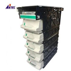 Las piezas de la máquina de cajero automático Glory NMD100 Dispenser NMD con 4 + 1 casetes