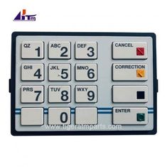 Piezas de la máquina de cajeros Diebold Nixdorf Opteva EPP7 teclado Botones de plástico 49249434000A