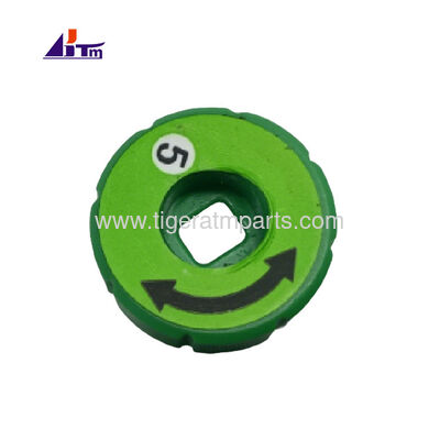 NCR ATM Part SDM2 Lower Transport Plastic Green Roller 484-0106810-02