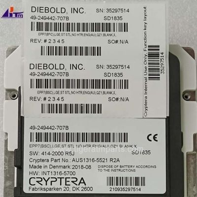 Las piezas de la máquina ATM Diebold Nixdorf EPP7 teclado 49249442707B