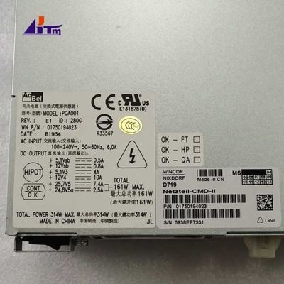 Partes de máquinas ATM Wincor Nixdorf Cineo Suministro de energía CMD 1750194023