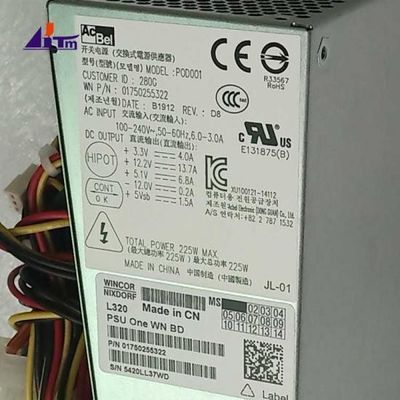Repuestos de máquinas de cajeros automáticos Wincor Nixdorf Fuente de alimentación 1WN PC BD 225W 80Plus 1750255322