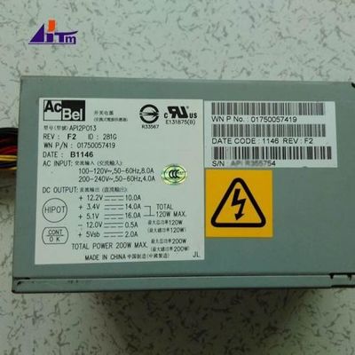 Las piezas del cajero automático Wincor Nixdorf 200W Fuente de alimentación API2PO13 281G 1750057419