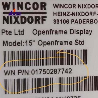 Las piezas de la máquina ATM Wincor Nixdorf 15 pulgadas Openframe Std Display LCD 1750287742
