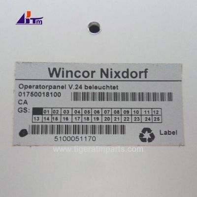 Partes de la máquina ATM Wincor Nixdorf V.24 Panel de operador USB con luz de fondo 1750109074 1750018100