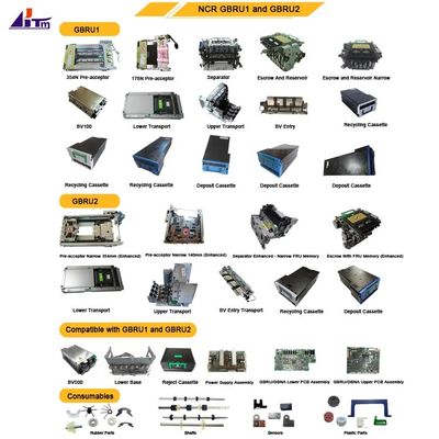 Módulos dispensadores GBRU2 GBRU1 de NCR, componentes de repuesto para cajeros automáticos GBRU GBNA