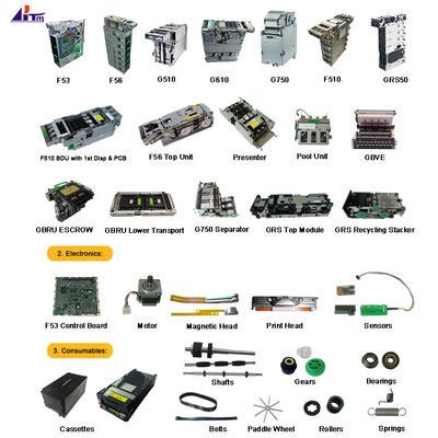 Fujitsu F53 F56 F510 GRS50 G510 G610 G750 módulos de dispensadores de cajeros automáticos piezas de repuesto